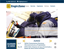 Tablet Screenshot of enginzone.cl